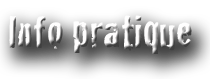 Info pratique